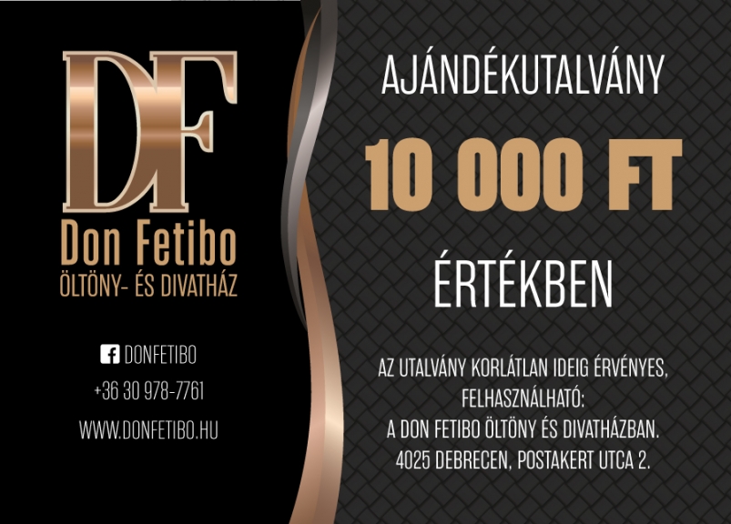 Don fetibo ajándékutalvány